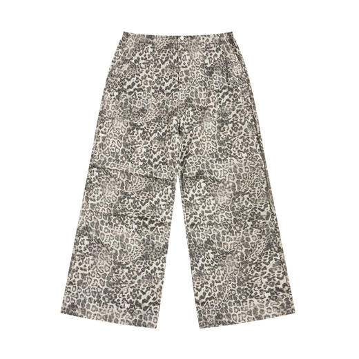 FDR官方店 豹纹迷彩伞兵裤男女秋季运动休闲裤情侣宽松阔腿直筒裤 商品图2