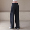 跃牌【安琪拉系列】凉感阔腿直筒裤抗菌宽松显瘦垂坠感跑步运动健身长裤CK5408 商品缩略图2