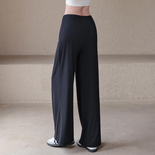 跃牌【安琪拉系列】凉感阔腿直筒裤抗菌宽松显瘦垂坠感跑步运动健身长裤CK5408 商品图2