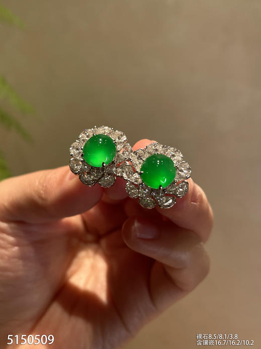 绿蛋耳钉【5150509】具体价格微信咨询 商品图1