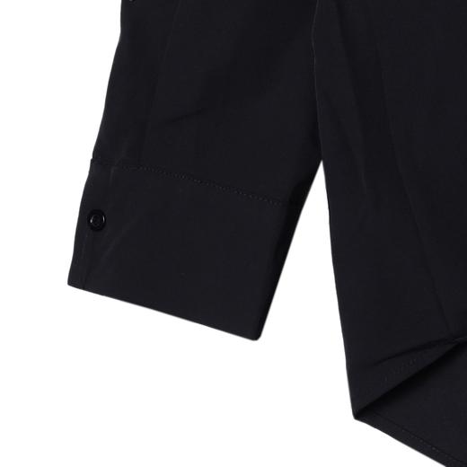 SDSA男士秋冬新款痞帅男装潮牌纯色拼接翻领长袖T恤百搭时尚上衣 商品图4