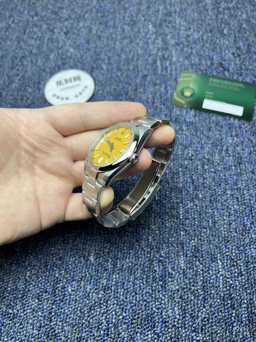 VS劳力士蚝式恒动41系列124300-0004 VS恒动41mm 皮卡丘 VS恒动41 板链 丹东3230机 904L钢 男士腕表 商品图3