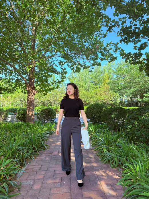 【臻绒】极简丝毛圆领上衣 商品图7