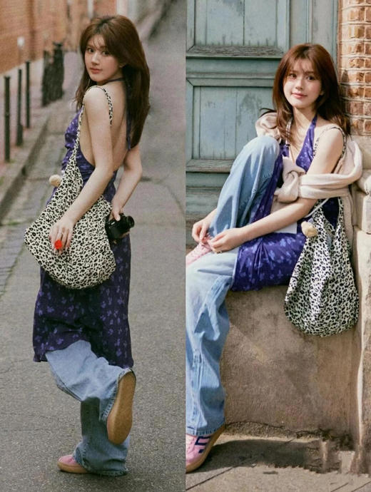 INS断货王❗️💰59抢中韩女明星狂宠的【emis 同款花布袋】❗️法式田园风炸街！帆布耐磨抗造！巨能装！宝妈遛娃神器！学生党上课搭子！上班族通勤救星！ 商品图3