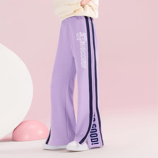 女童窄版阔腿裤春秋新款女大童裤子秋季儿童休闲裤秋装直筒裤 商品图3