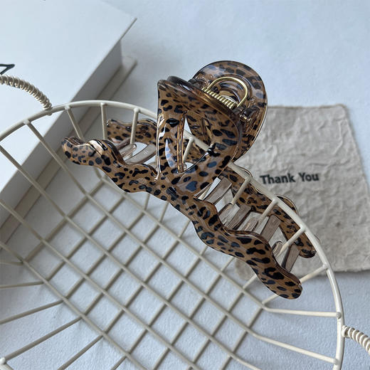 小豹纹贴片抓夹-纪念日百货门店同款165243756 商品图2