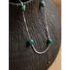 牧衣游 S999银绿松石项链简约通勤 霜绿【不支持会员折】 商品缩略图2
