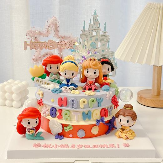 公主一家卡通蛋糕-低糖处理无添加 商品图1