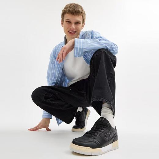 【爆】【立减115】1楼COACH蔻驰男士黑色经典标志SOHO运动鞋 吊牌价1300 活动价1185 商品图4