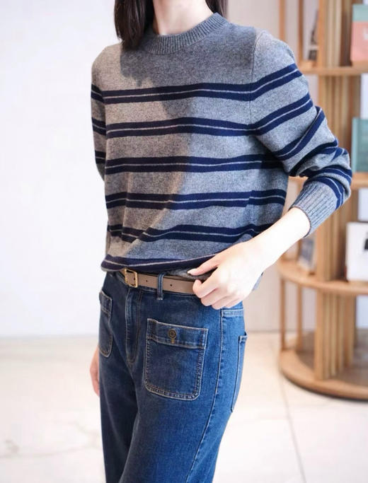 920-2  纯圆正 25新 别样的条纹毛衣 商品图6