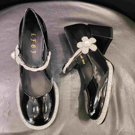 LFGJ 凌介女鞋 X0102 时尚粗跟玛丽珍 商品图11