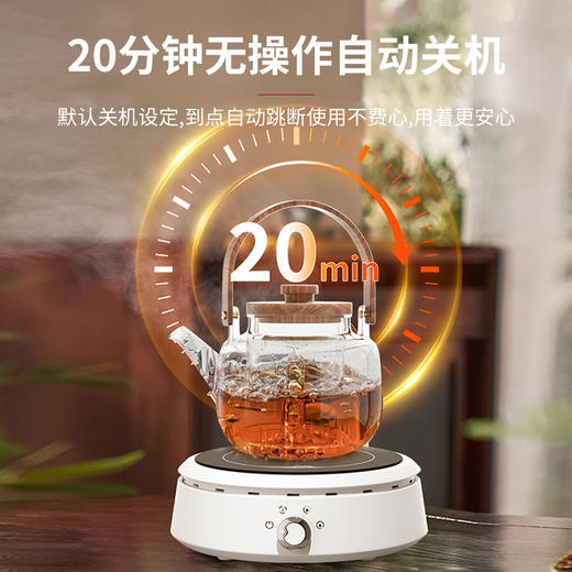 【全新升级多用电陶炉】煮茶壶煮茶器 新款加厚玻璃耐高温烧水泡茶白茶电茶炉煮茶炉 商品图1