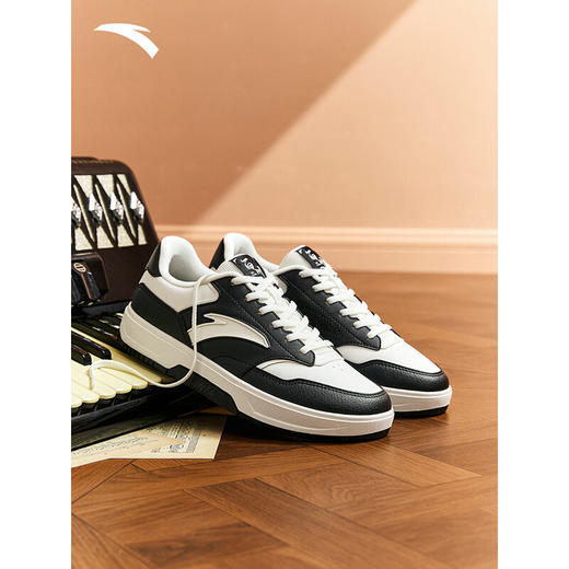 安踏百川女板鞋秋季新款通勤板鞋百搭时尚休闲鞋防滑板鞋122548013 商品图1