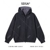 7103SDSA男士秋冬新款痞帅男装韩版纯色拉链连帽卫衣时尚百搭宽松上衣 商品缩略图1