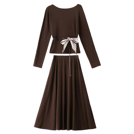 2025秋季新款遮肉显瘦宽松半身裙两件套SNX3169 商品图4