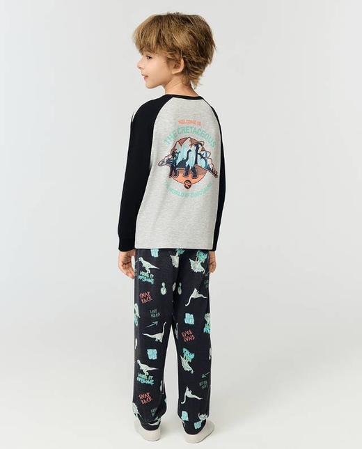 【云粉节】8楼爱慕儿童Aimer Kids男孩奶皮探秘侏罗纪长睡裤AK242J491，吊牌价329元 商品图3