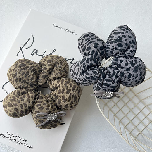 豹纹花朵发圈 纪念日百货门店同款163993801 商品图1