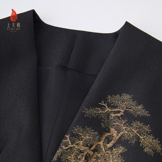 宋锦新中式轻奢女式马甲 椿萱图CY1045206035 商品图3