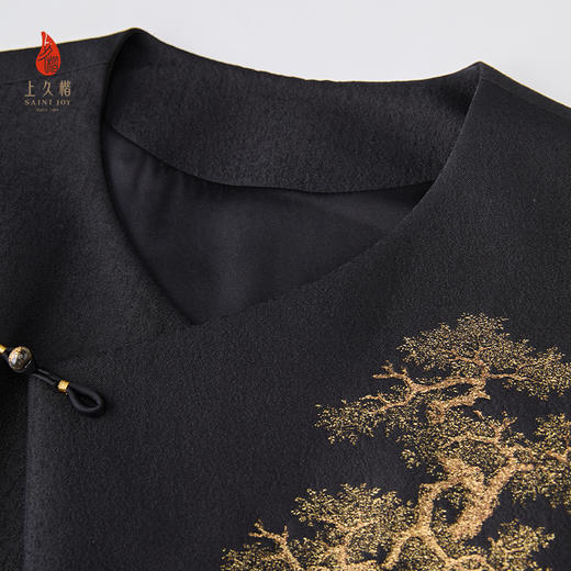 上久楷宋锦新中式轻奢女式马甲 椿萱图CY1045209002 商品图1