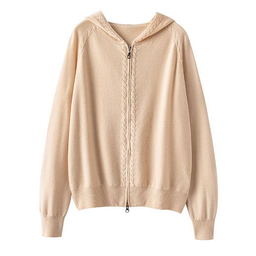 S·Y·C【国王的礼物】13.8微米超细100全羊毛开衫外套女 商品图1