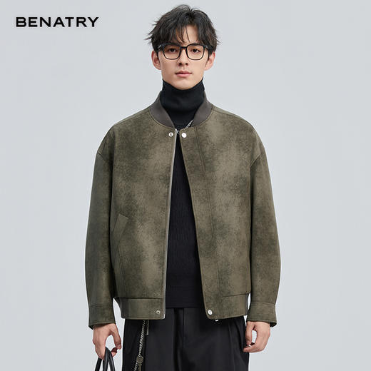 2025秋季新品棒球领茄克ECF300003 商品图4