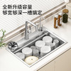 帝王洁具304不锈钢3D小米粒大单槽OH67016水槽 商品缩略图3