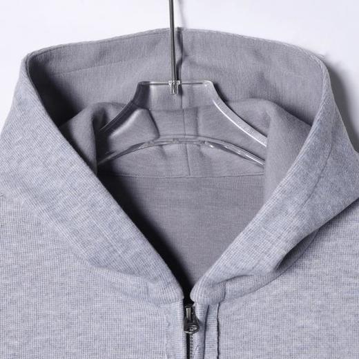 7103SDSA男士秋冬新款痞帅男装韩版纯色拉链连帽卫衣时尚百搭宽松上衣 商品图2