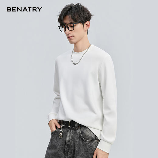 2025秋季新品莫代尔打底T恤ECF313002 商品图0