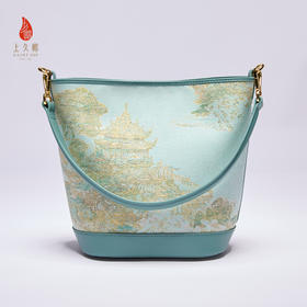 上久楷SAINTJOY/上久楷 宋锦腋下包 汉宫春晓图 BWS25A0701