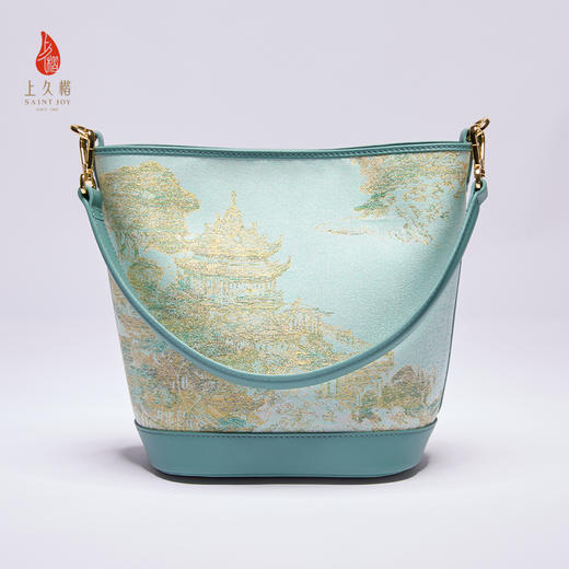 上久楷SAINTJOY/上久楷 宋锦腋下包 汉宫春晓图 BWS25A0701 商品图0