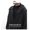 HIM漢崇  冲孔柔软仿麂皮绒连帽夹克外套宽松休闲哑光工装2025秋季 商品缩略图2