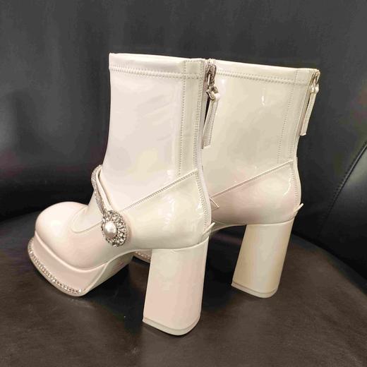 LFGJ 凌介X0107 水钻漆皮短靴 商品图4