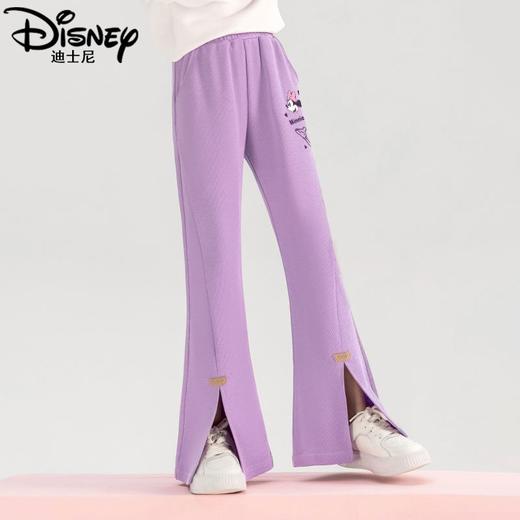 迪士尼女大童喇叭裤春秋款2025新款女童裤子春季洋气儿童休闲长裤 商品图5