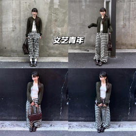 新品上身 |🍝🍖🍟格纹与针织的碰撞，文艺新潮，让你的每一步都充满格调。