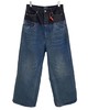 中性款假两件牛仔裤长裤B00 商品缩略图0