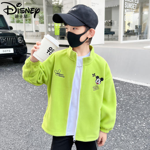 迪士尼男童外套春季儿童春装2025新款男孩上衣酷帅春秋大童棒球服 商品图6