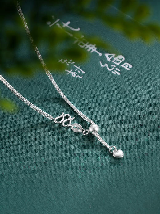 子佩集S990银【竹林隐士】双面套链项链【DSDZ002】大师工坊原创作品花丝珐琅彩绿玉髓熊猫 商品图2