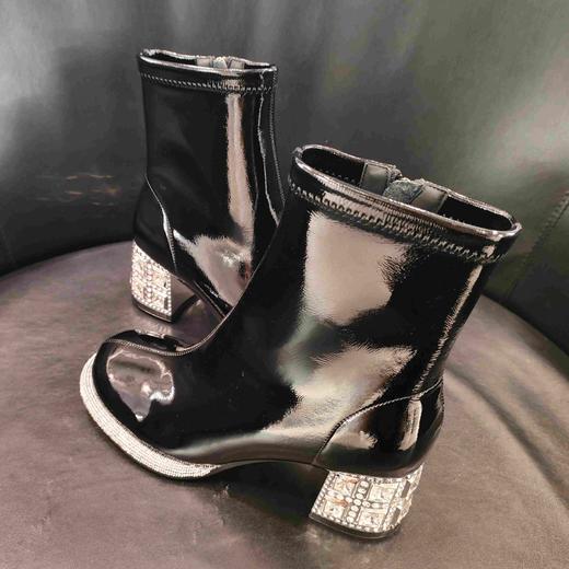 LFGJ凌介X0106 漆皮短靴 商品图4