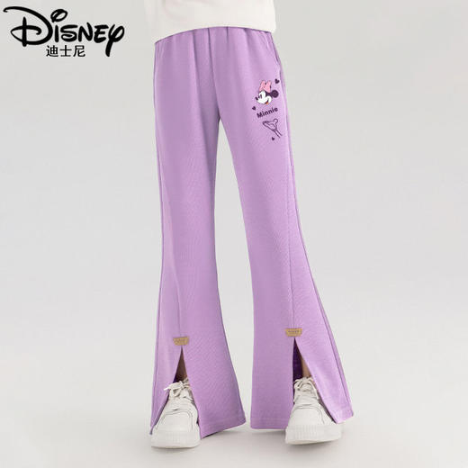 迪士尼女大童喇叭裤春秋款2025新款女童裤子春季洋气儿童休闲长裤 商品图7