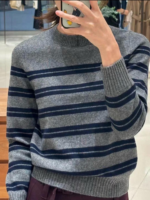 920-2  纯圆正 25新 别样的条纹毛衣 商品图7