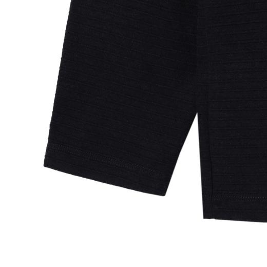 SDSA男士秋冬新款痞帅男装韩版条纹缝线圆领长袖T恤简约风百搭潮 商品图3