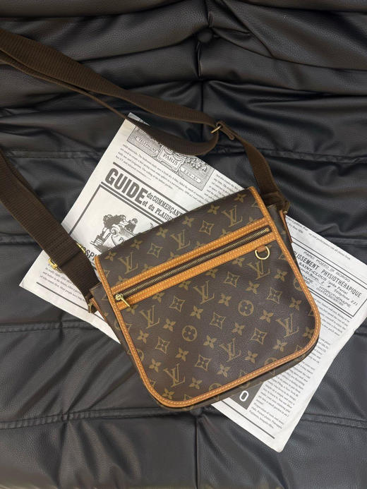 LV 中古 邮差 老花 斜挎包 商品图0