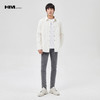 HIM漢崇  灯芯绒长袖衬衫男休闲潮流方领纯色衬衣外套男 2025秋季 商品缩略图1