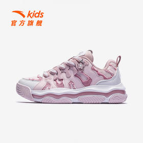 安踏儿童运动鞋女大童布朗尼2025秋季新款甜美生活休闲鞋322548801