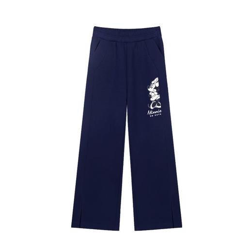 迪士尼女大童阔腿裤春秋2024新款女童裤子秋季儿童休闲裤女孩长裤 商品图6