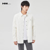 HIM漢崇  灯芯绒长袖衬衫男休闲潮流方领纯色衬衣外套男 2025秋季 商品缩略图0