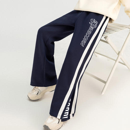 女童窄版阔腿裤春秋新款女大童裤子秋季儿童休闲裤秋装直筒裤 商品图2