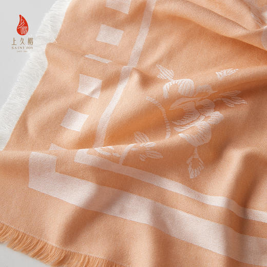上久楷SAINTJOY/上久楷 丝毛大方巾 闻相遇蝶 FJS23082 商品图5