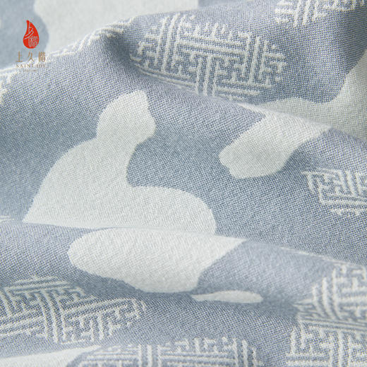 上久楷SAINTJOY/上久楷 丝毛长巾 豹韵华章 CJS24001 商品图3