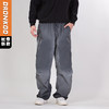DRONKOO 2025 抽绳松紧腰前贴袋织带拉链做旧中厚工装长裤 商品缩略图0